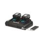 Imagem de Kit Carregador DC18RD 127V com 4 Baterias BL1860B Makita