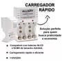 Kit Carregador de Pilhas Allight Rápido Bivolt + 8 pilhas AA e AAA Imagem de Kit Carregador de Pilhas Allight Rápido Bivolt + 8 pilhas AA e AAA
