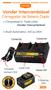 Imagem de Kit Carregador Duplo + 2 Baterias 5Ah Vonder Intercambiável Convencional Bilvolt com 2 Entradas USB