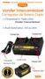 Imagem de Kit Carregador Duplo + Bateria 5Ah Vonder Intercambiável Convencional Bilvolt com 2 Entradas USB