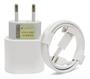 Imagem de Kit Carregador Para Celular Ios Cabo Lightning 1m  Fonte Tipoc 25w Turbo LE357