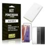 Imagem de Kit Carregador Portátil 10K Tipo C Galaxy Note 20 +Capa Anti Impacto +Película Vidro 3D -Armyshield