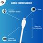 Imagem de Kit Carregador Turbo compatível com Infinix Smart 6 - Cabo Micro USB V8 e Fonte