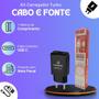 Imagem de Kit Carregador Turbo compatível com MOTOROLA ONE MACRO / Cabo USB C e Fonte