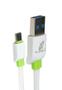 Imagem de Kit Carregador Ultra Rápido Com portas 2 USB A 18w 4.A  Cabo USB Tipo C