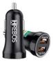Imagem de Kit Carregador Veicular c/ 2 Entradas USB e Cabo IOS / Lightning HREBOS - HS-182I