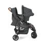 Imagem de Kit carrinho bebê 3 rodas breeze com bebê conforto e base infanti