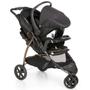 Imagem de Kit Carrinho Bebê Galzerano Cross com Bebê Conforto e base
