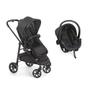Imagem de Kit Carrinho Olympus com Bebê Conforto Grid Black Galzerano
