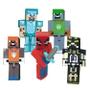 Imagem de Kit Cartelado Minecraft Com 6 Bonecos Heróis