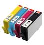 Imagem de Kit Cartucho Compatível HP C6380 564xl