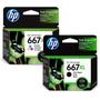 Kit Cartuchos hp 667 xl Black + Color Originais Imagem de Kit Cartuchos hp 667 xl Black + Color Originais