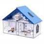 Imagem de Kit casa de bonecas com 20 moveis para mini bonecas compatível com lol e polly mod. lily lazuli - darama