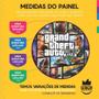 Imagem de Kit Casado Gta Painel Redondo Trio Capas Cilindro Retangular