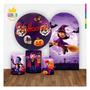 Imagem de Kit Casado Halloween Painel Redondo Trio Capas Cilindro