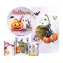 Imagem de Kit Casado Halloween Painel Redondo Trio Capas Cilindro