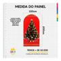 Imagem de Kit Casado Natal 3D Painel Redondo + Trio Capas Cilindro +