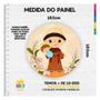 Imagem de Kit Casado Santo Antônio 3D Painel Redondo Trio Capas