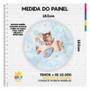 Imagem de Kit Casado Ursinho Painel Redondo Trio Capas Cilindro 2