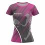 Imagem de Kit Casal Camiseta Masculina Feminina Beach Tennis Camisa Térmica Dry Fit Tenis Protecao UV Raquete