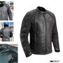 Imagem de Kit Casal Jaqueta Couro Texx Storm Custom Estil Moto Harley