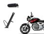 Imagem de Kit Cavalete Lateral + 01 Pedaleira Esquerda Cb 300 Cbx 250 Ano 2001 Até 2015 Pezinho Descanso Apoio Pedal Apoio Dianteiro Esquerdo Completo