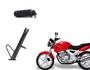 Imagem de Kit Cavalete Lateral + 01 Pedaleira Esquerda Cb 300 Cbx 250 Ano 2001 Até 2015 Pezinho Descanso Apoio Pedal Apoio Dianteiro Esquerdo Completo