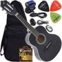 Imagem de Kit Cavaquinho Eletroacústico Giannini Canhoto Com Capa Cs14