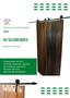 Imagem de Kit Celeiro - Ferragens em ferro de 2.00 com 4 roldanas e 2 guias para 2 folhas de porta de até 52cm