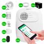 Imagem de Kit Central Alarme Residencial ANM 24 NET Intelbras, Sensor de presença IVP 1000 PET sem fio, 3 Sensores de janela XAS 4010, 2 controles