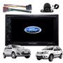 Imagem de Kit Central Multimidia 2 din MP5 7'' Som Carro Ecosport Fiesta Polo Golf Fox Com Chicote e Câmera Ré
