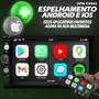 Imagem de Kit Central Multimídia 2 Din Mp5 Button Espelhamento Android + Moldura Fiat Argo Cronos + Câmera