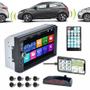 Imagem de Kit Central Multimídia 7810HC Mp5 2 USB GPS Bluetooth Espelha IOs Android e Câmera de Ré + Sensor de Ré com Display e Sinal Sonoro