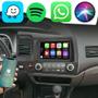 Imagem de Kit Central Multimidia Android Auto Carplay Civic 2007 2008 2009 2010 2011 7" Voz Google Siri Tv Gps
