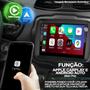 Imagem de Kit central multimidia android carplay com plug and play 9 pol + moldura 9 polegadas para saveiro 2024 + camera de ré 