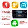 Imagem de Kit Central Multimídia Android Corolla 2015 2016 2017 9 Polegadas Bluetooth Tv Online GPS WiFi USB
