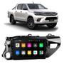 Imagem de Kit Central Multimídia Android Hilux 2016 2017 2018 2019 2020 2021 2022 9 Polegadas Tv Online GPS Bt