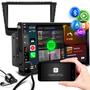 Imagem de Kit Central Multimidia Carplay Android Auto + Moldura Creta 16/21 + Câmera - MP5 COMBAT