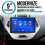 Imagem de Kit Central Multimídia CarPlay Android Auto MP5 9" Polegadas Ford Ka 2015 2016 2017 + Câmera e Moldura