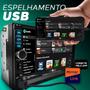 Imagem de Kit Central Multimidia Espelhamento Android Ios Gol/Parati/Saveiro 2005 06 07 08 09 10 11 12 13 2014