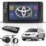 Imagem de Kit Central Multimídia Mp5 2 Din Bluetooth Espelhamento Toyota Corolla