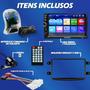 Imagem de Kit Central Multimidia Mp5 2 Din Som pra carro Plug Play Logan sandero Kwid Duster Carptur Oroch
