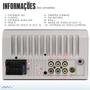 Imagem de Kit Central Multimídia Mp5 2 Din Universal Bluetooth Espelhamento Fiat Strada