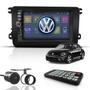 Imagem de Kit Central Multimídia Mp5 Bluetooth 2 Din Espelhamento Dvd Câmera de Ré New Beetle