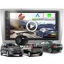 Imagem de Kit Central Multimidia MP5 + Camera de ré + Moldura Prata Corsa Montana Vectra AndroidAuto CarPlay