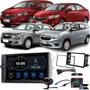 Imagem de Kit Central Multimídia Onix Cobalt Prisma Spin Evolve TV MP5 7 pol GP345 + Moldura + Câmera + Interface + Chicotes