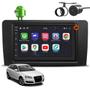 Imagem de Kit Central Multimídia Sistema Android Espelhamento Usb Bluetooth Audi A3 2007 2008 2009 2010 2011 Moldura na Cor Preto Fosco