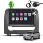 Imagem de Kit Central Multimídia Sistema Android Espelhamento Usb Bluetooth Fiat Idea 2013 em Diante Moldura na Cor Grafite