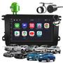 Imagem de Kit Central Multimídia Sistema Android Espelhamento Usb Bluetooth Linha G7 Gol Saveiro Voyage Fox Amarok Jetta Passat Tiguan New Beetle Moldura Preta