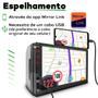 Imagem de Kit Central Multimidia Som Automotivo Mp5 Espelhamento Bluetooth Chevrolet Onix Cobalt Prisma Spin